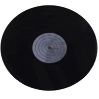prodotto Acrylic LP Slip Mat Black Ludic Audio Accessori - AudioNatali